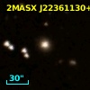 2MASX J22361130+2527146