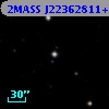 2MASS J22362811+2351329