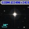 CCDM J22496+2421B