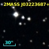2MASS J03223687+4822389