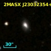 2MASX J23032354+2639547