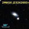 2MASX J23242603+2523068