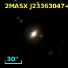 2MASX J23363047+2623281