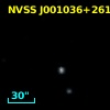 NVSS J001036+261918