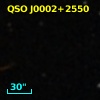QSO J0002+2550