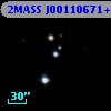 2MASS J00110671+2733228