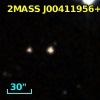 2MASS J00411956+2545160