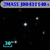 2MASS J00431140+2525272