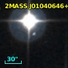2MASS J01040646+2634500