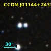 CCDM J01144+2433B
