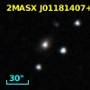 2MASX J01181407+2502262
