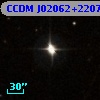 CCDM J02062+2207AB