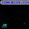 CCDM J02176+2214A