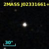 2MASS J02331661+2021305