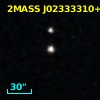 2MASS J02333310+2057279