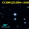 CCDM J21304+2446A