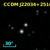 CCDM J22034+2516B