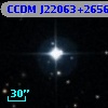 CCDM J22063+2656B