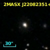 2MASX J22082351+2606163