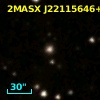 2MASX J22115646+2636443