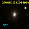 2MASX J22103599+2603116