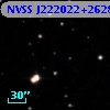 NVSS J222022+262805