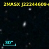 2MASX J22244609+2640407