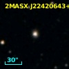 2MASX J22420643+2843013