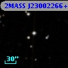 2MASS J23002266+2948535