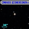 2MASS J23035369+2945576