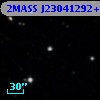 2MASS J23041292+2956537