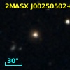 2MASX J00250502+2827389