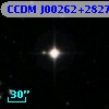 CCDM J00262+2827B