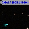 2MASS J00514100+2808335