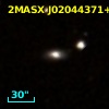 2MASX J02044371+2708153