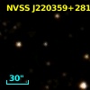 NVSS J220359+281123