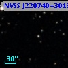 NVSS J220740+301504
