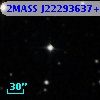 2MASS J22293637+2912500