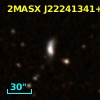 2MASX J22241341+3045292