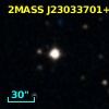 2MASS J23033701+3031263