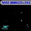 NVSS J000125+311117