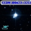 CCDM J00023+3257AB
