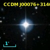 CCDM J00076+3140AB