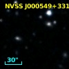 NVSS J000549+331049