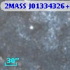 2MASS J01334326+3034509