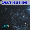 2MASS J01334503+3022502