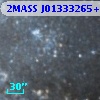 2MASS J01333265+3033267