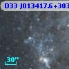 D33 J013417.6+303819.7