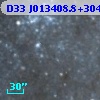 D33 J013408.8+304543.5