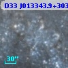 D33 J013343.9+303245.1